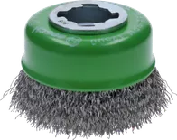X-LOCK Clean for Inox Cup Brush, Crimped Wire