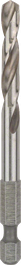 Bosch HSS-G pilot drill bit with hexagon shank.