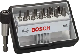 Bosch Robust Line 12+1 screwdriver bit set Extra Hard.