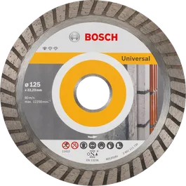 Bosch Universal diamond cutting disc for construction materials.