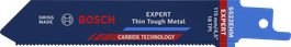 Bosch EXPERT Thin Tough Metal S 522 EHM reciprocating saw blade.