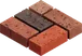 Solid brick.